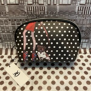 NWT Izak London Zippered Cosmetics Bag